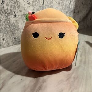 Squishmallows Peach Stuffed Animal 8in